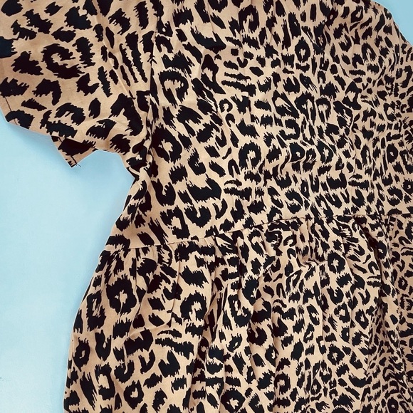 SHIRT SMOCK DRESS LEOPARD
BROWN - Picture 4 of 7